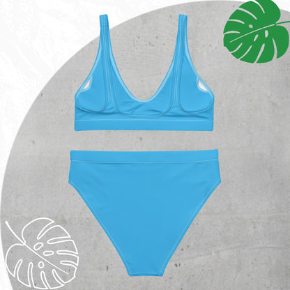 Blue (Light) high-waisted Set