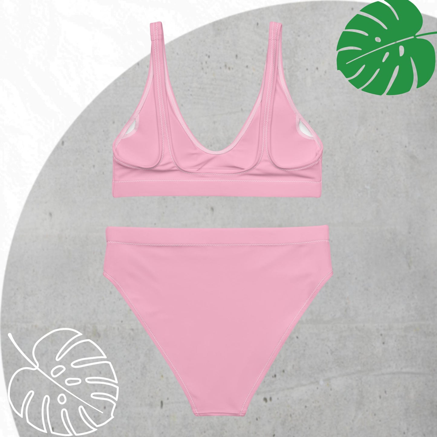 Pink high-waisted Set