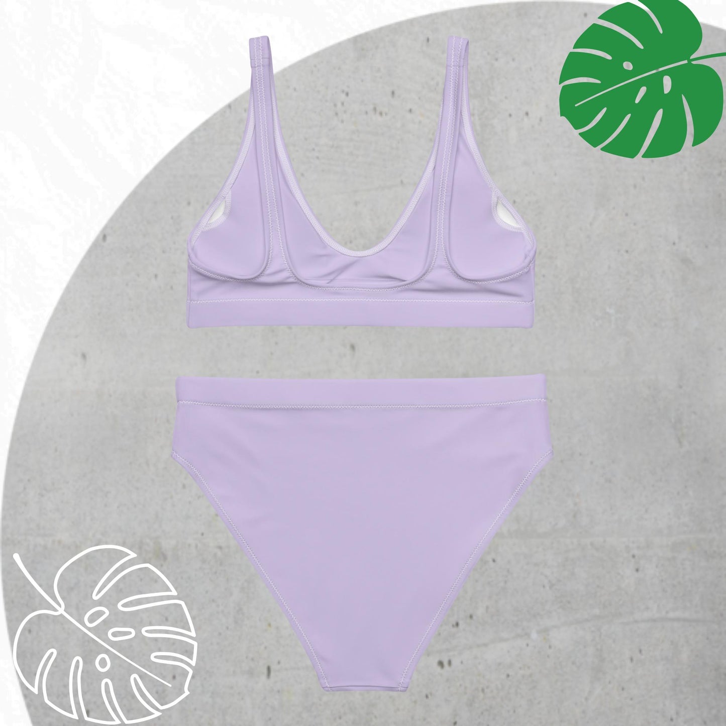 Lavender high-waisted Set