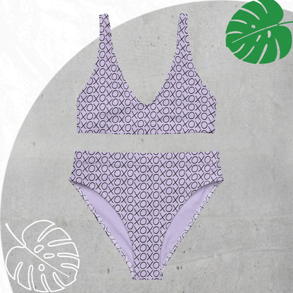 Lavender XOXO high-waisted Set