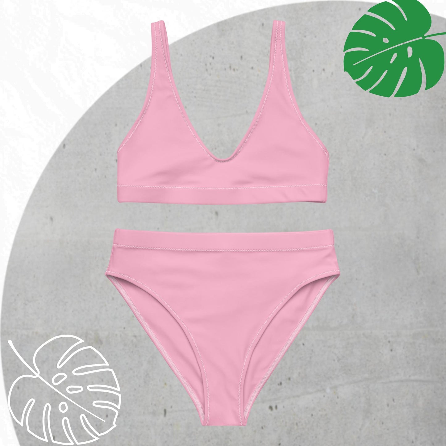 Pink high-waisted Set