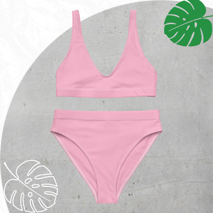 Pink high-waisted Set