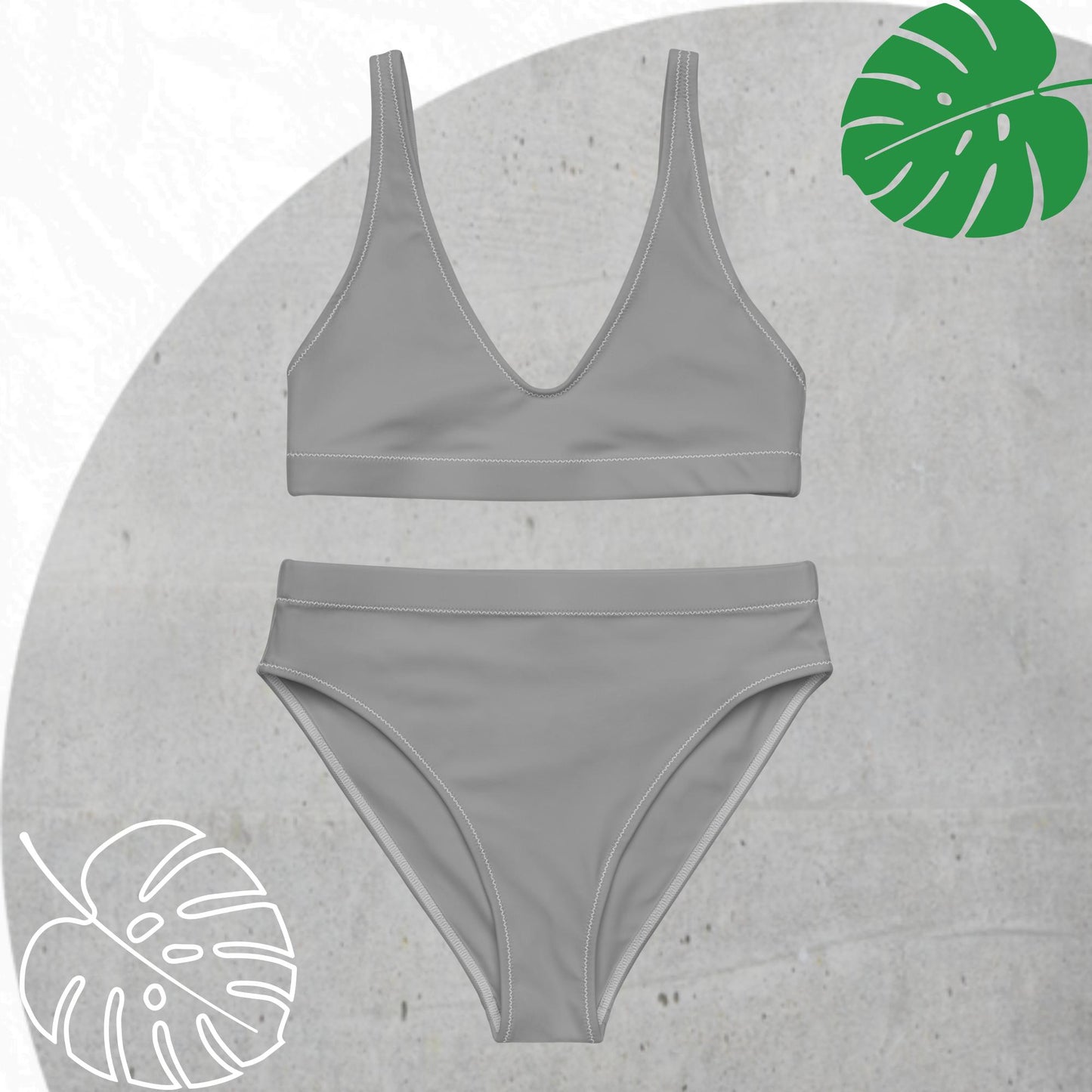 Gray high-waisted Set