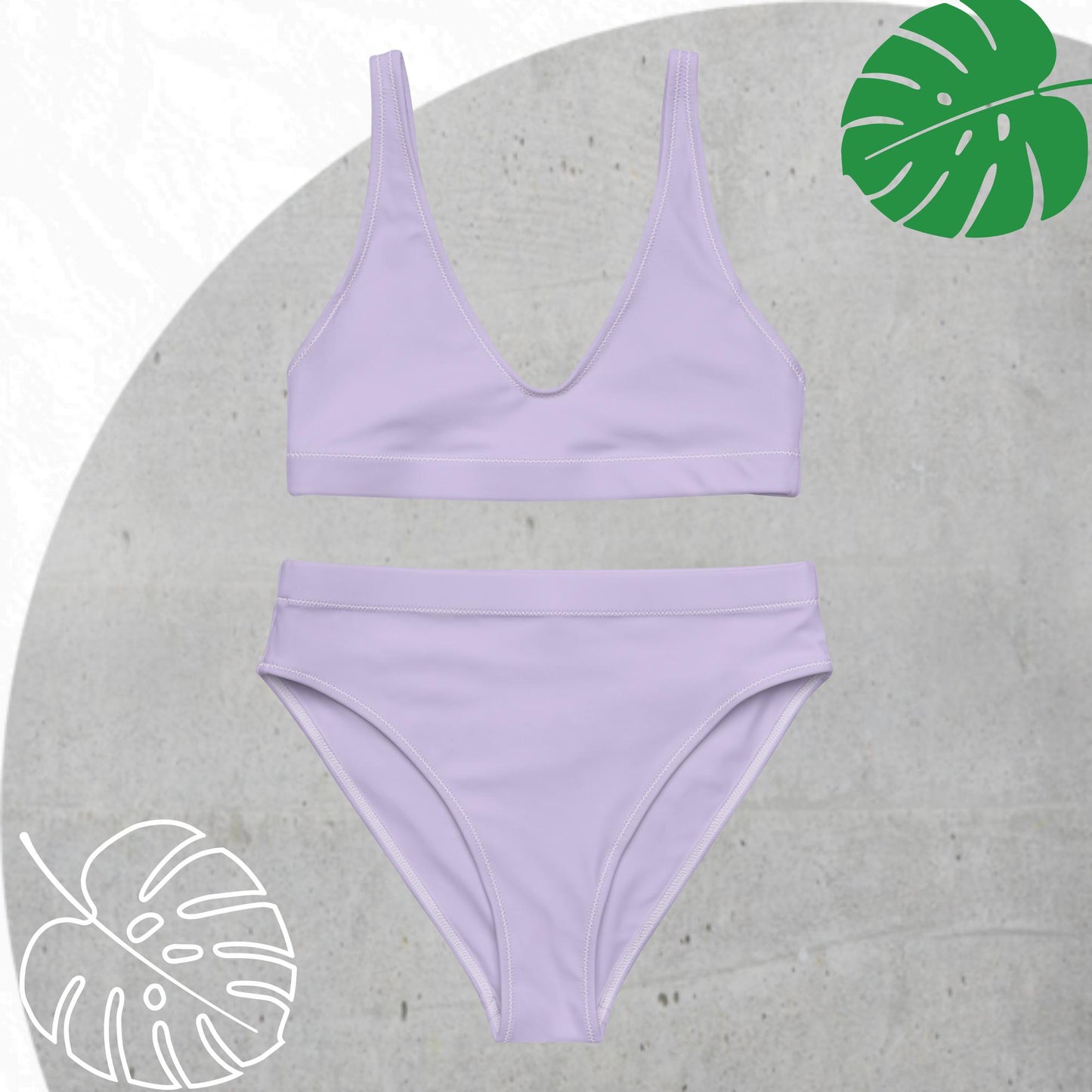 Lavender high-waisted Set