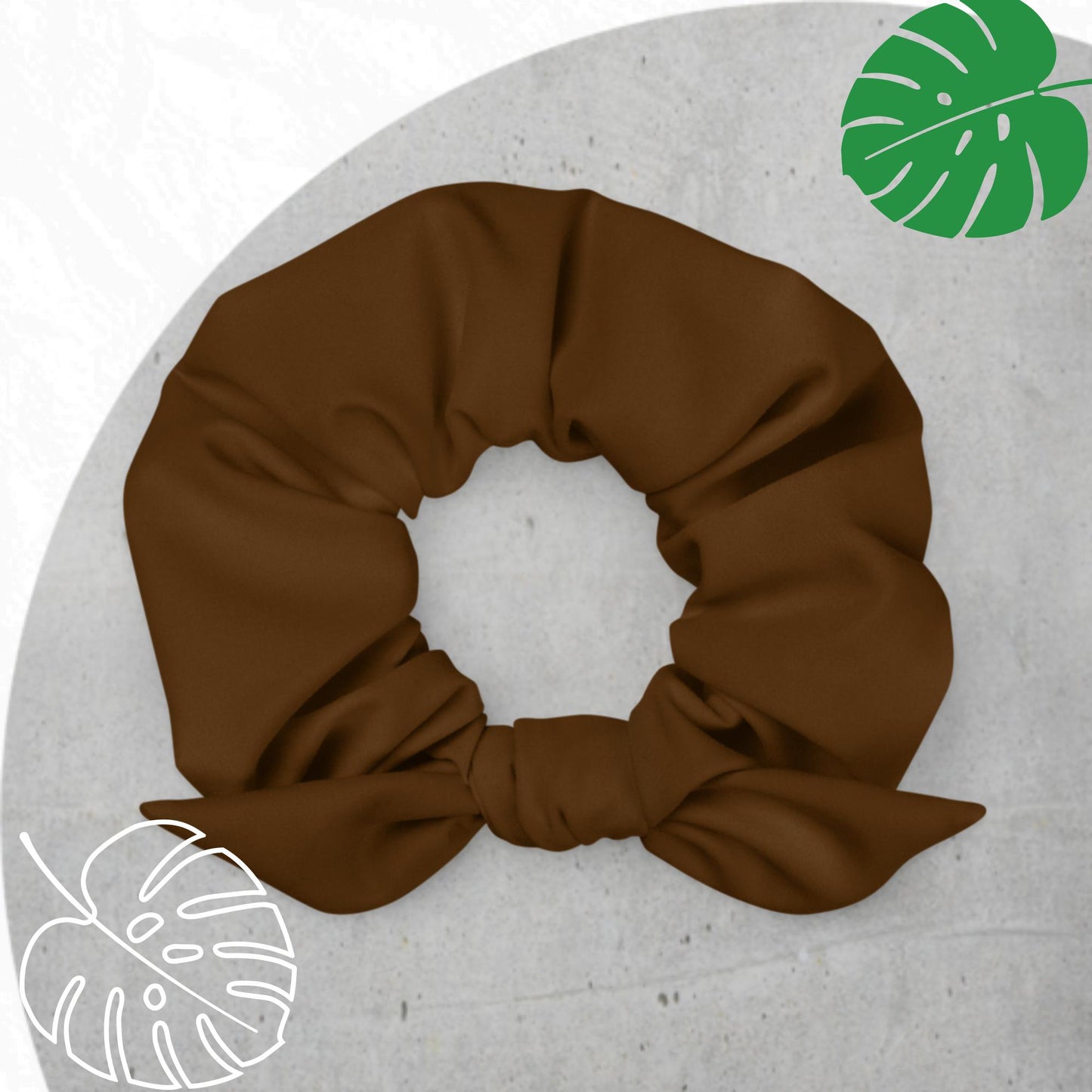 Brown Scrunchie