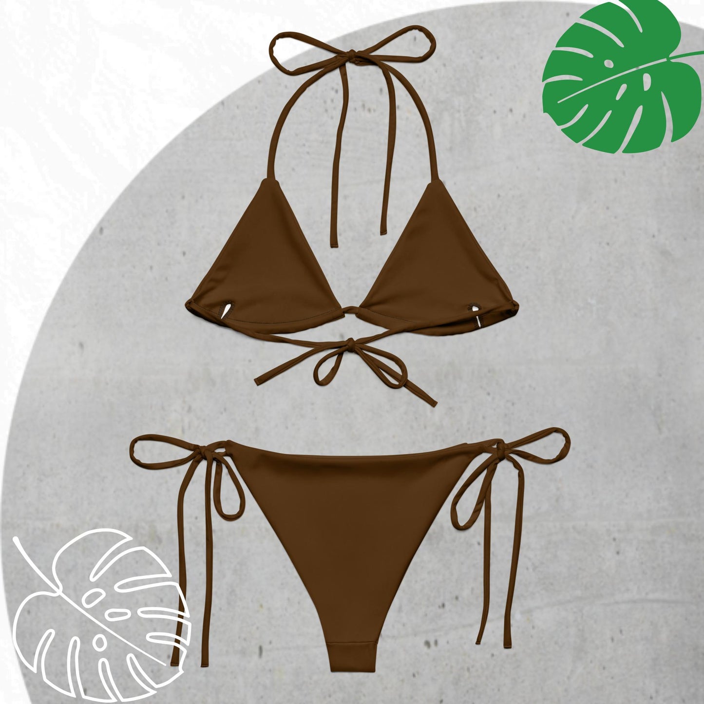 Brown Bikini Set