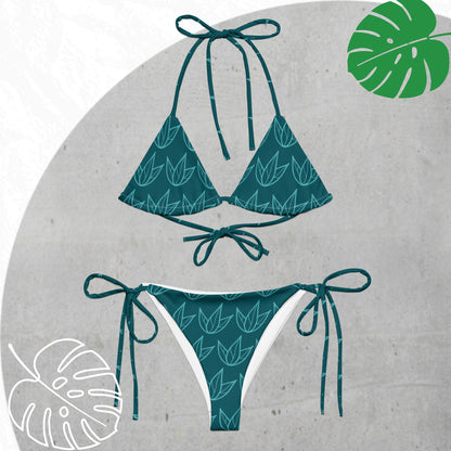 Green Leaf Bikini Set