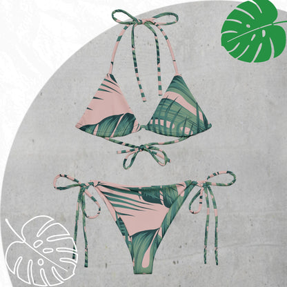 Monstera Leaf Bikini Set