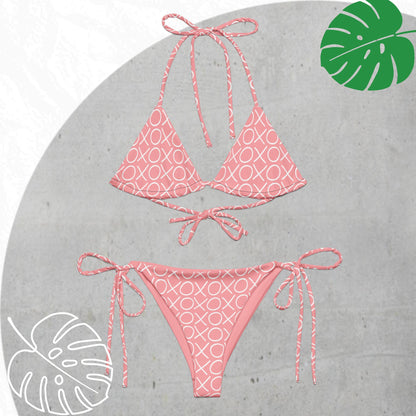 Pink XOXO Bikini Set