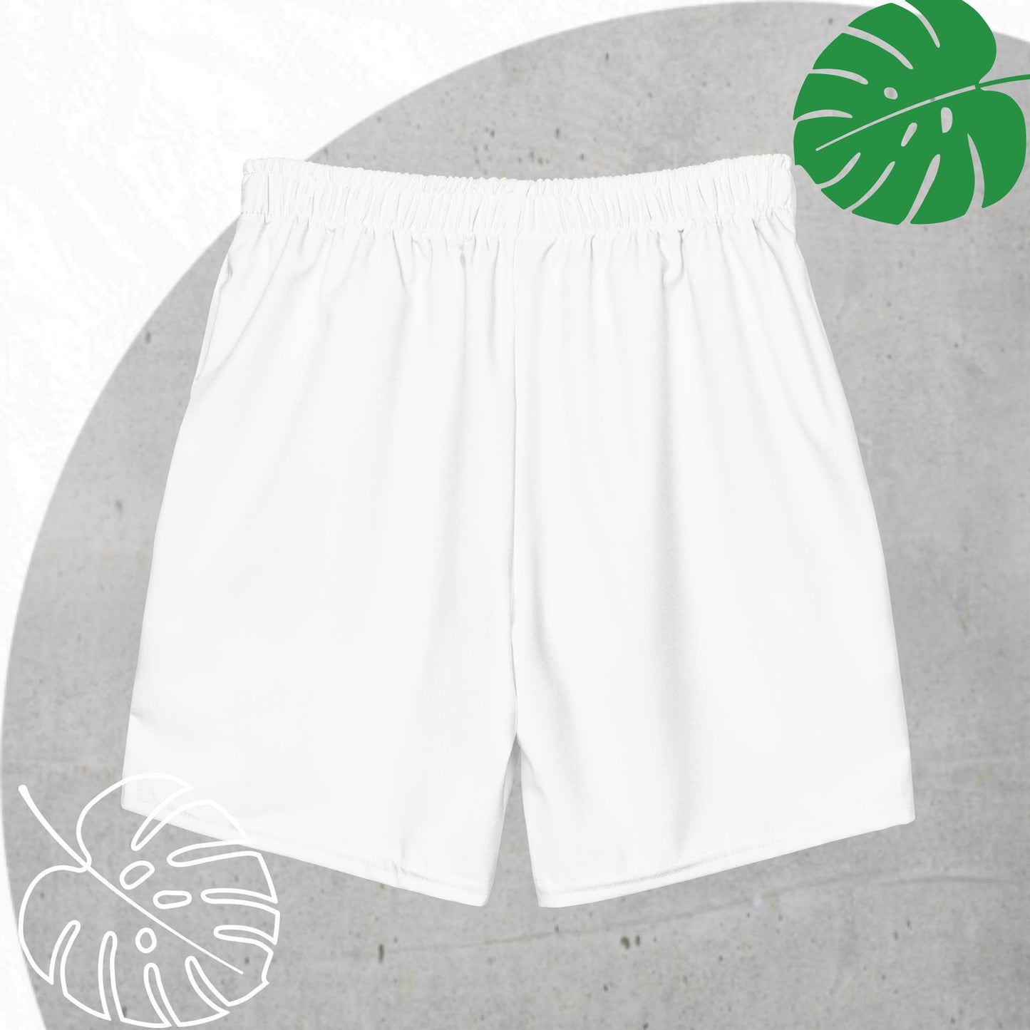 White swim trunks