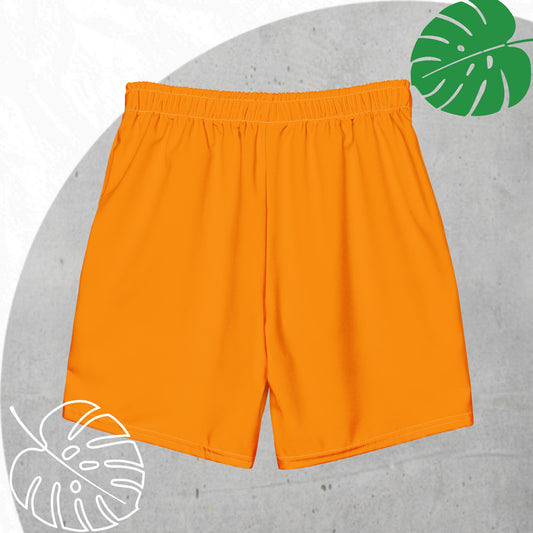 Orange swim trunks