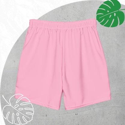 Pink swim trunks