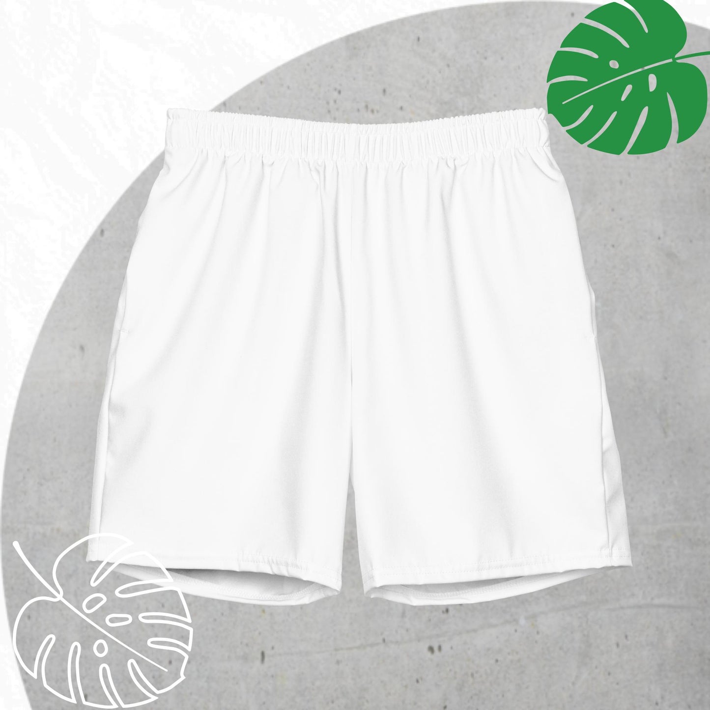 White swim trunks