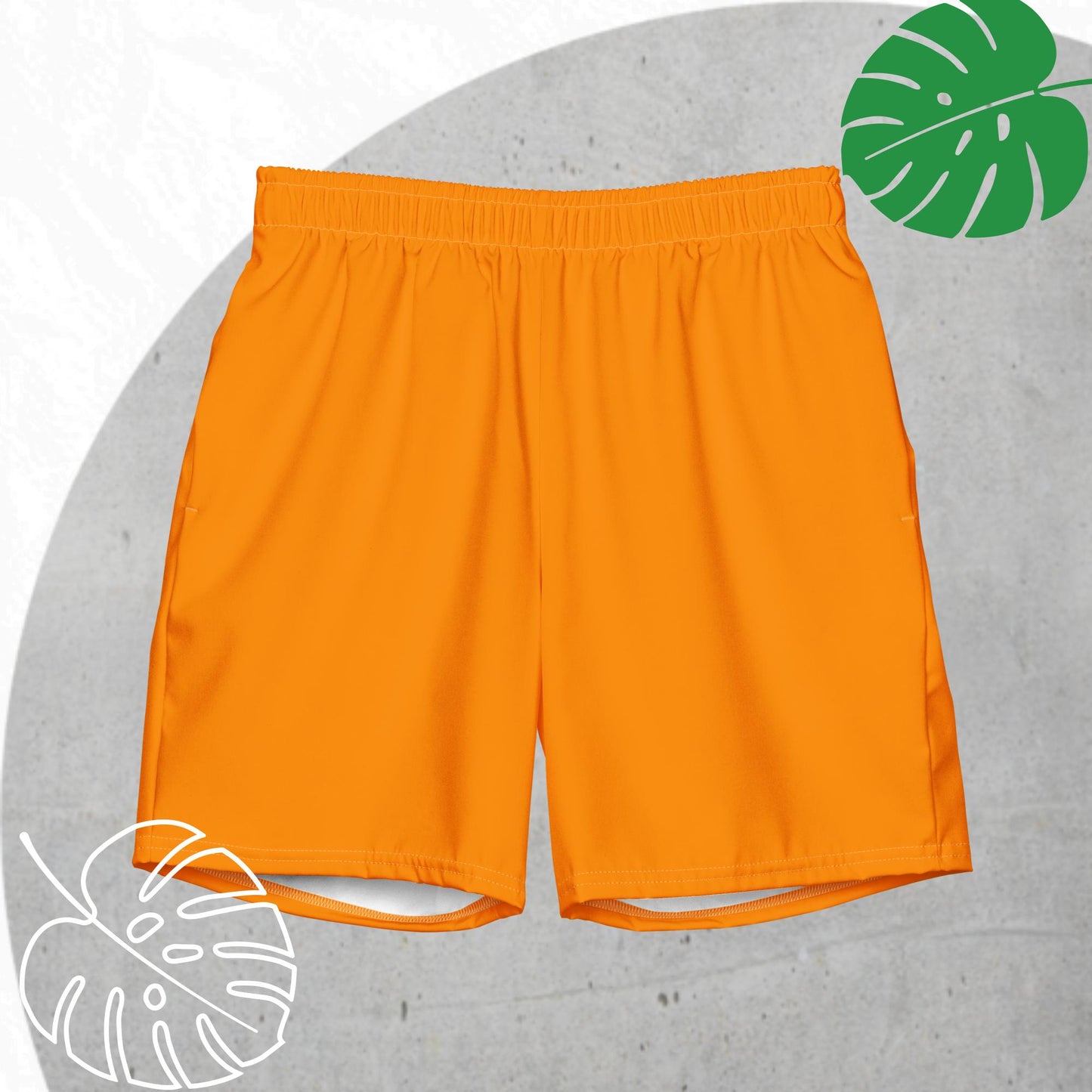 Orange swim trunks