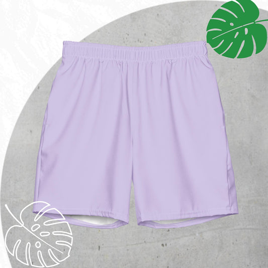 Lavender swim trunks