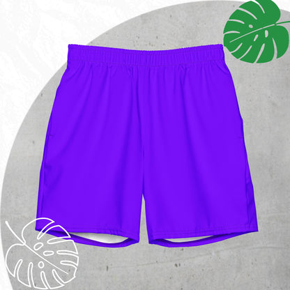 Purple swim trunks