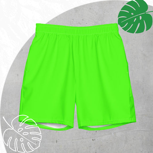 Green (neon) swim trunks