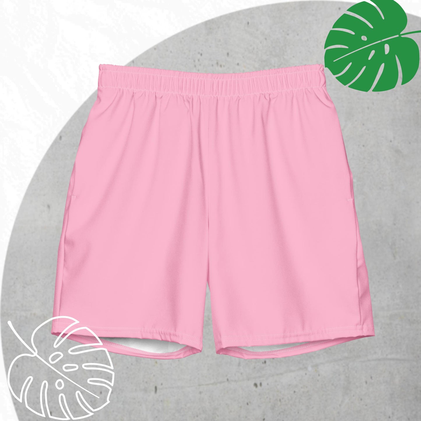 Pink swim trunks