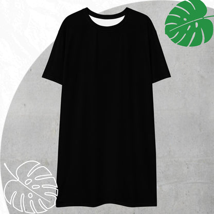 Black T-shirt dress