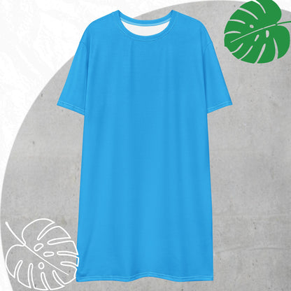 Blue (neon) T-shirt dress