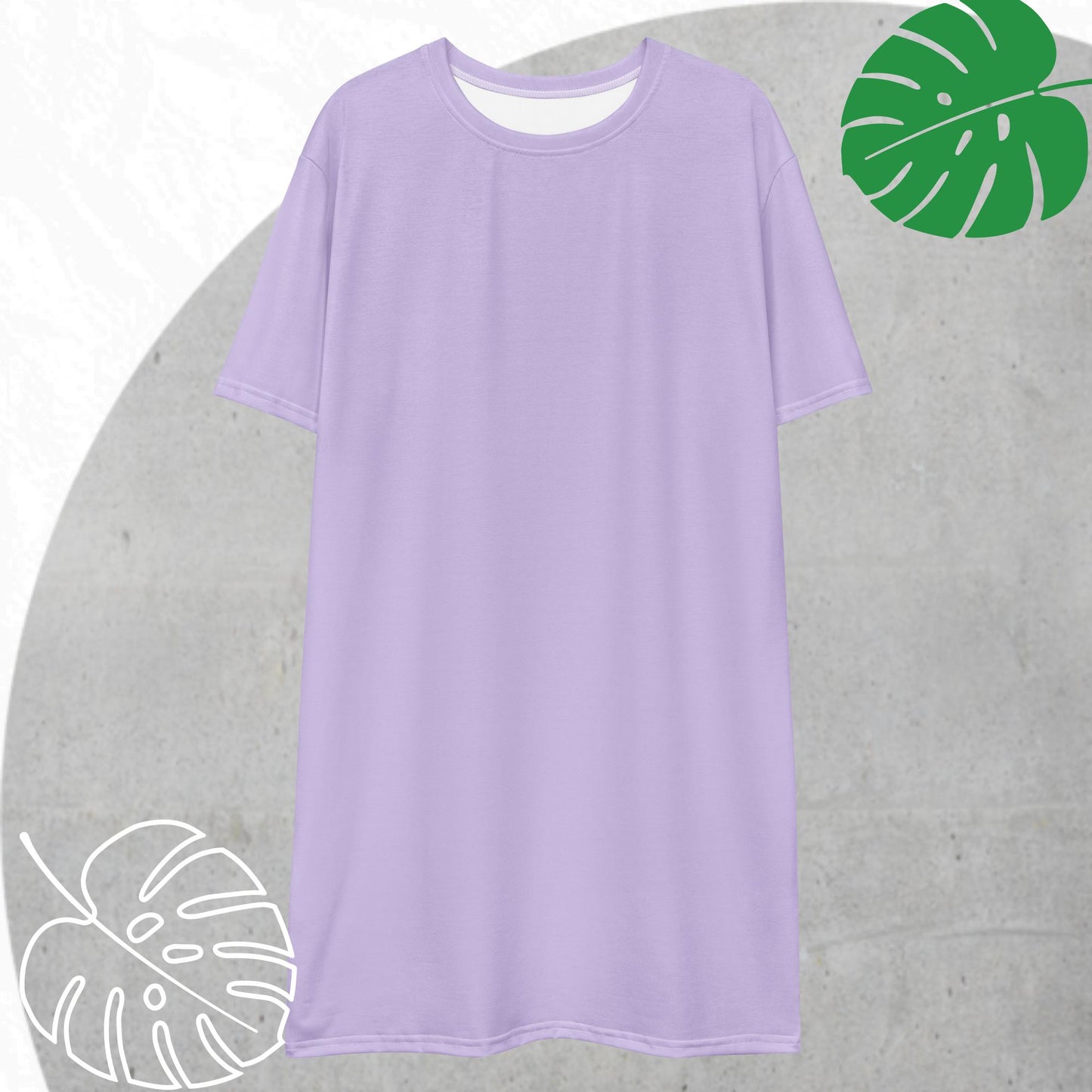 Lavender T-shirt dress