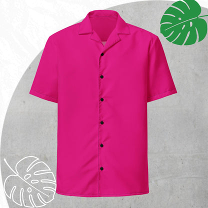 Fuchsia button shirt