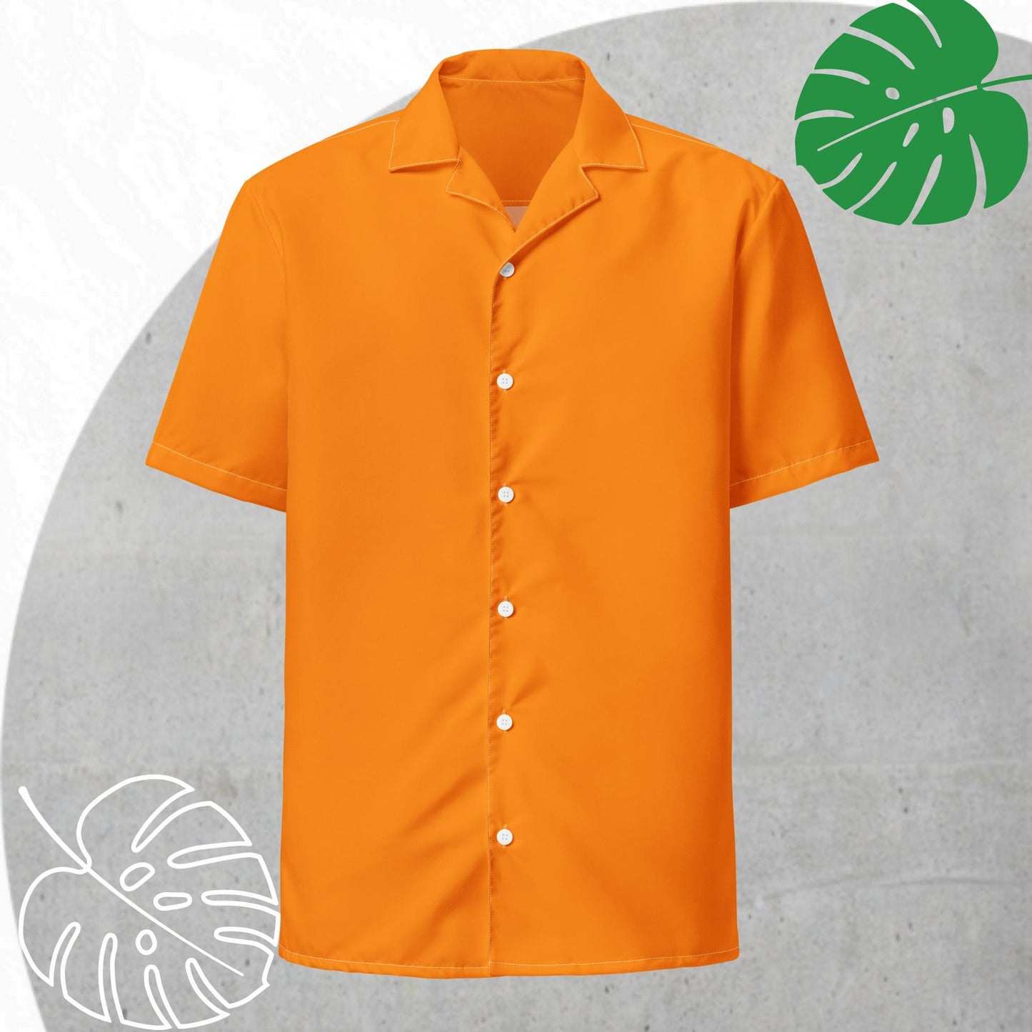 Orange button shirt