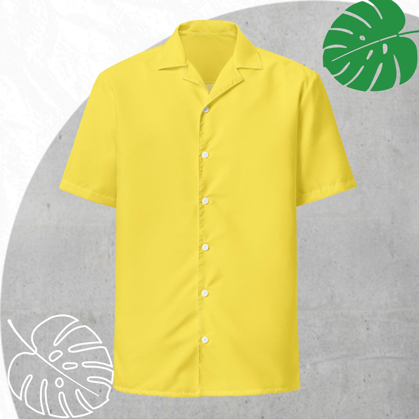 Yellow button shirt