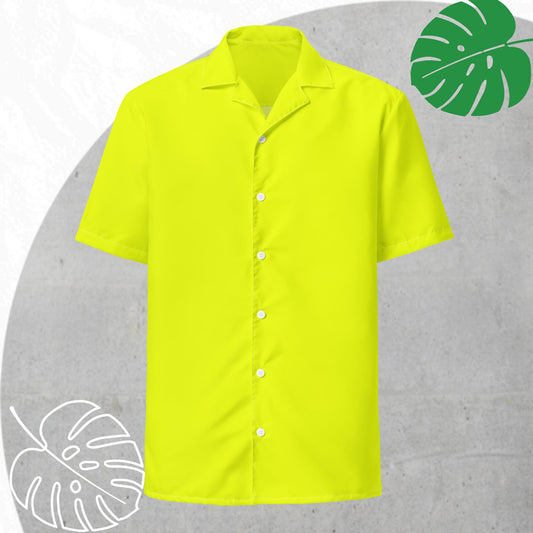 Yellow (neon) button shirt