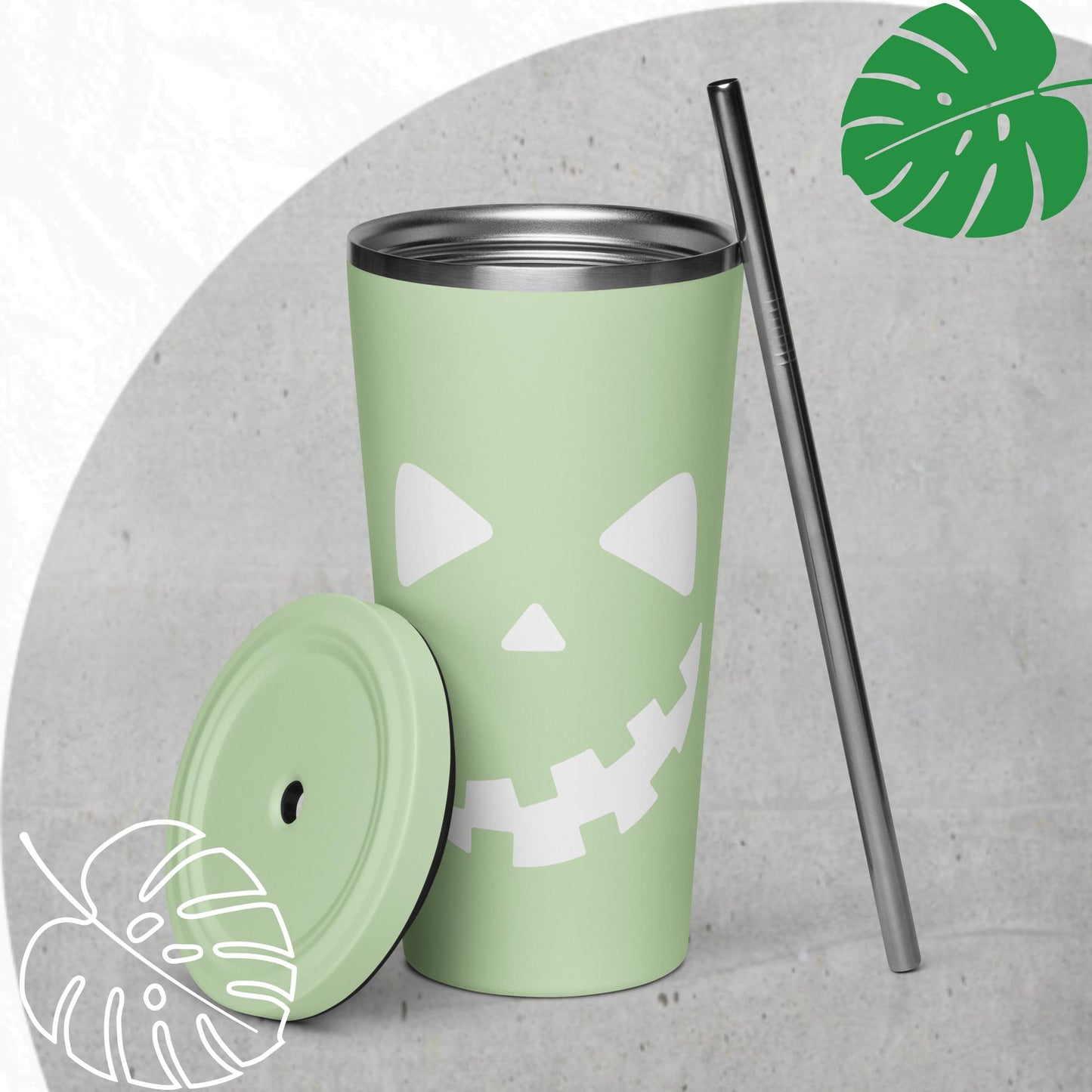 Jack-o-insulated tumbler