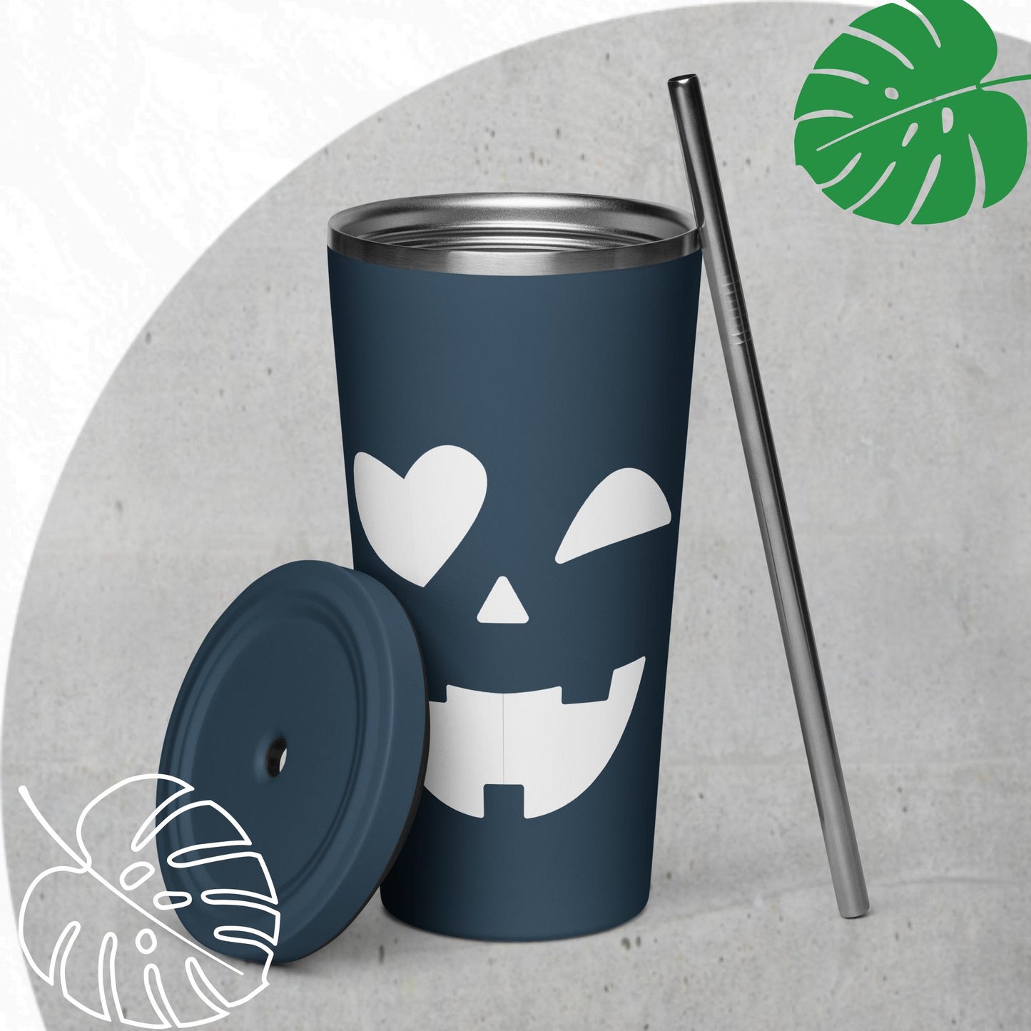 Jack-o-insulated tumbler