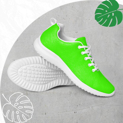 Green (neon) athletic shoes