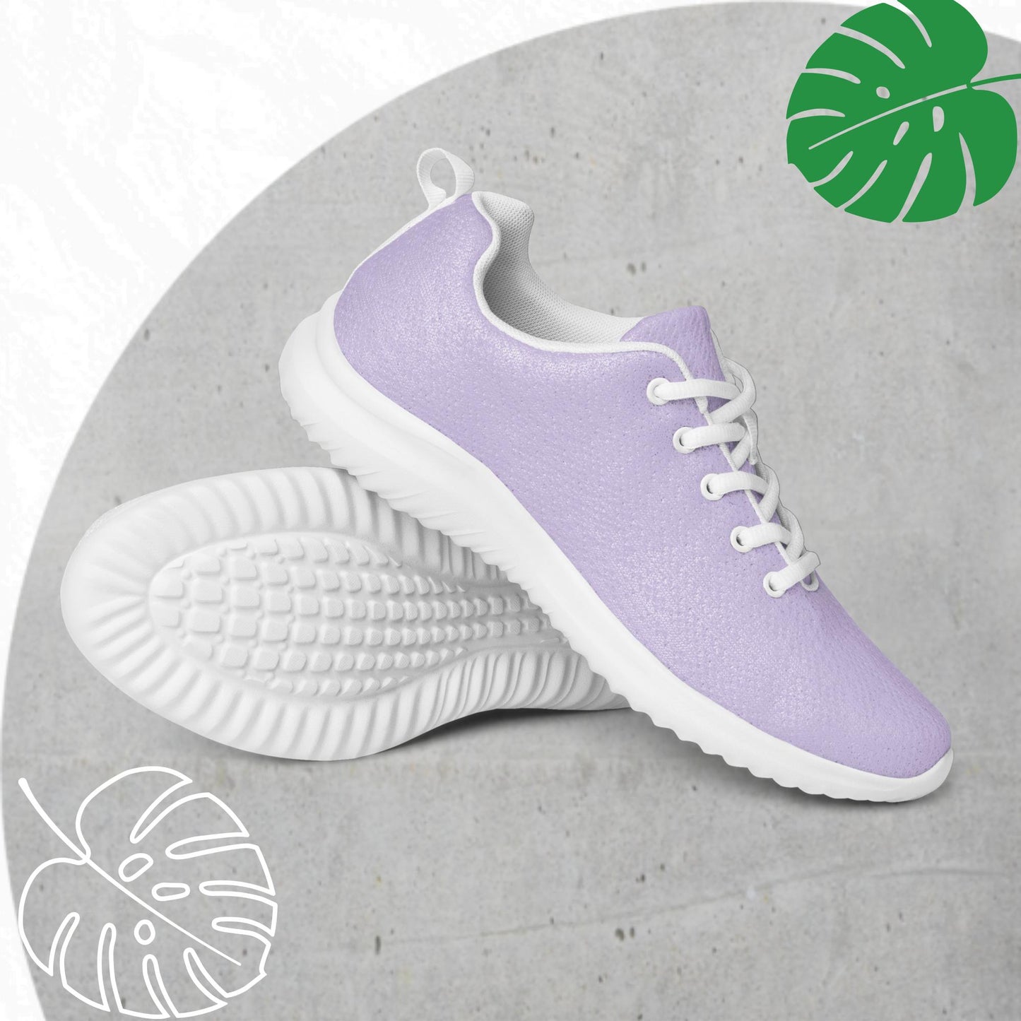 Lavender athletic shoes