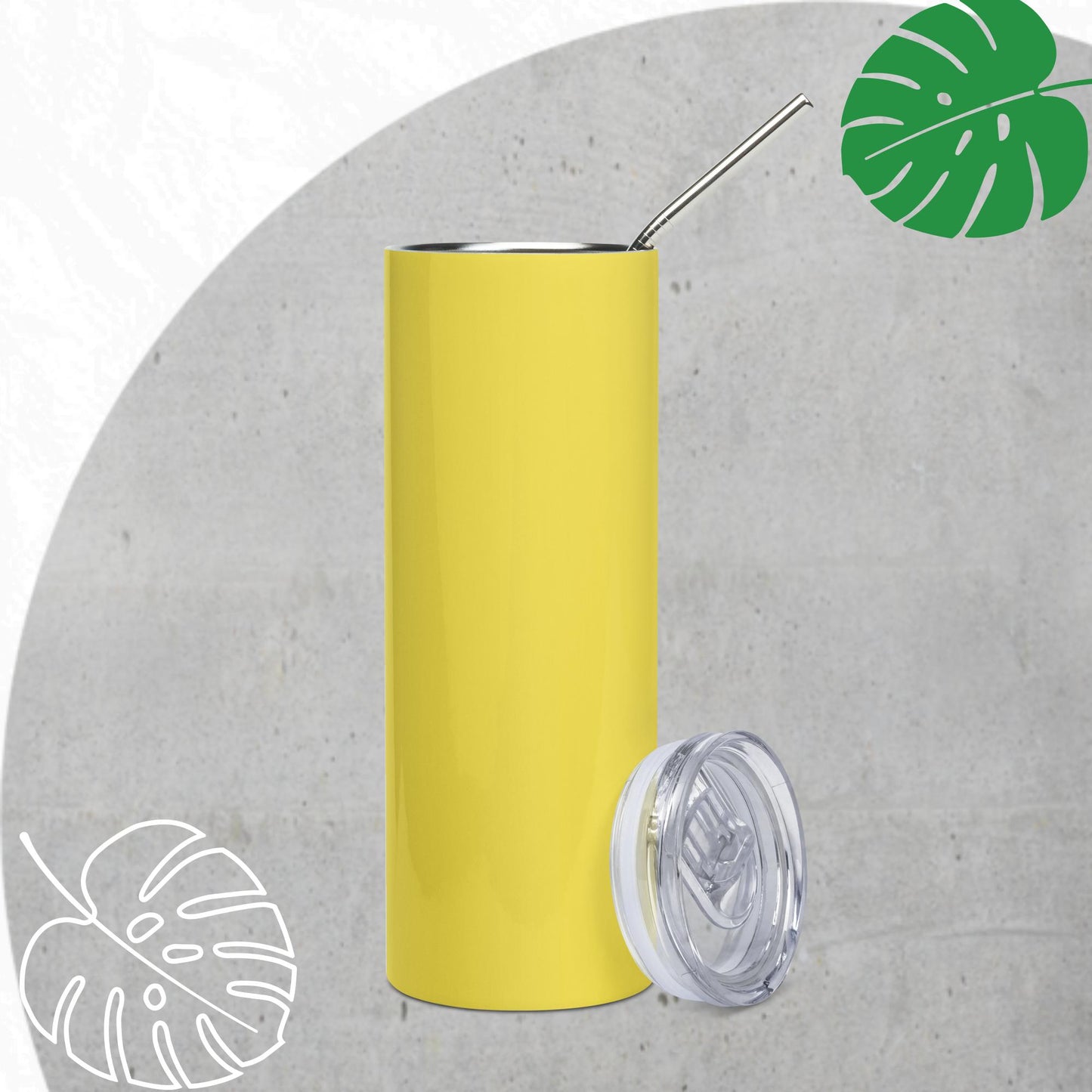 Yellow 20oz tumbler