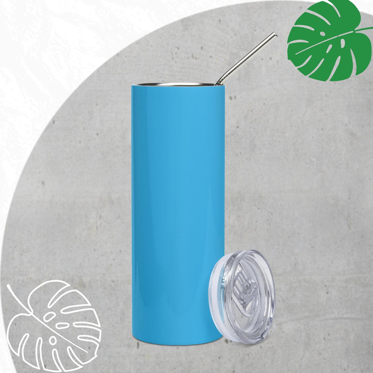 Blue (neon) 20oz tumbler