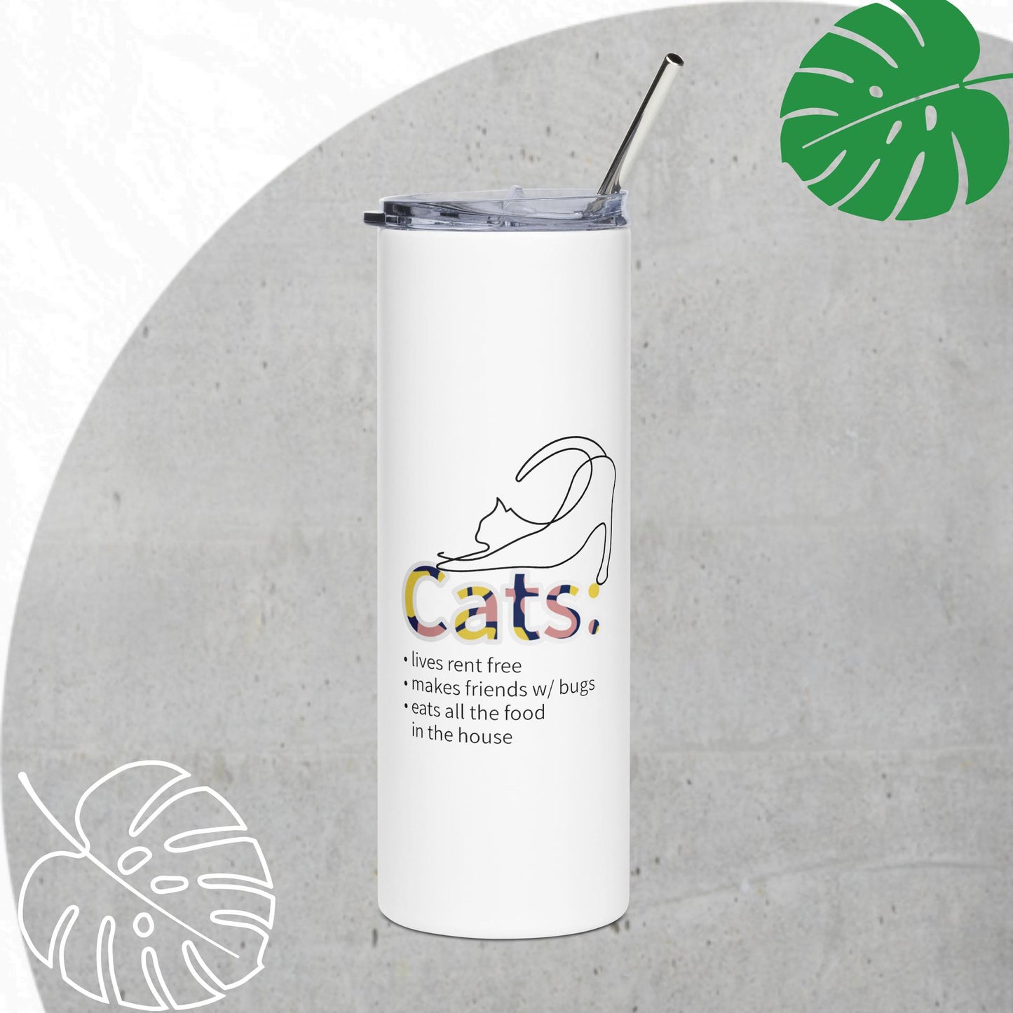 Cats 20 oz tumbler