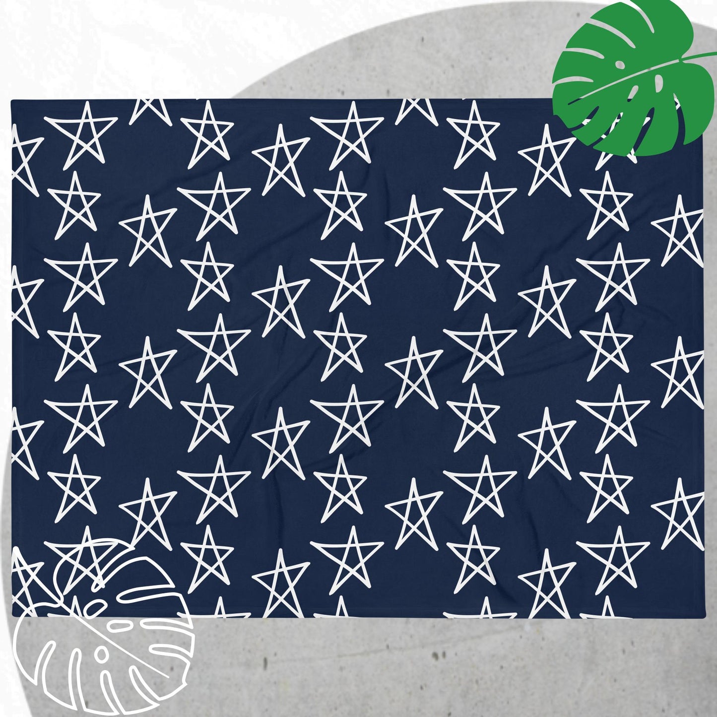 Starry night throw blanket