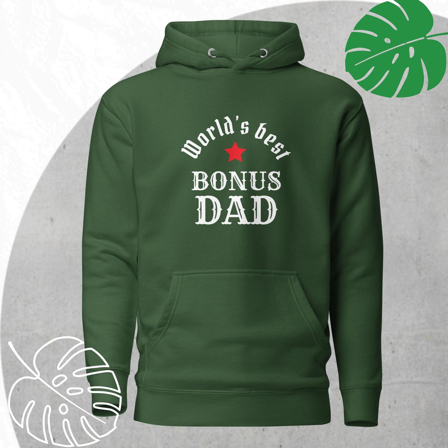 World's Best Bonus Dad Hoodie