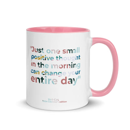 Uni-Cat "Mr. Positivity" 2024 Collectors mug