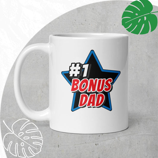 #1 Bonus Dad Mug