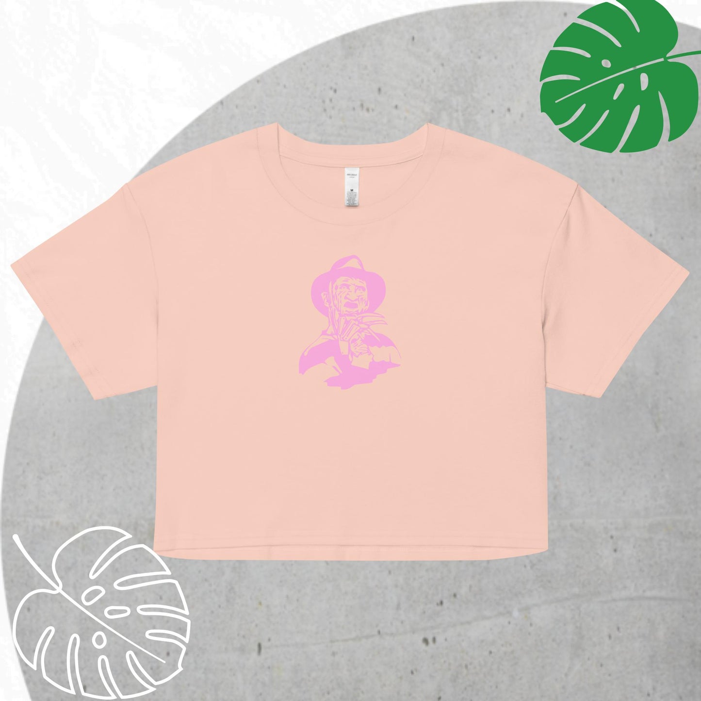 Spooky Demure crop top